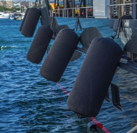 Fenderhoes lichtgewicht - opblaasbare fenders